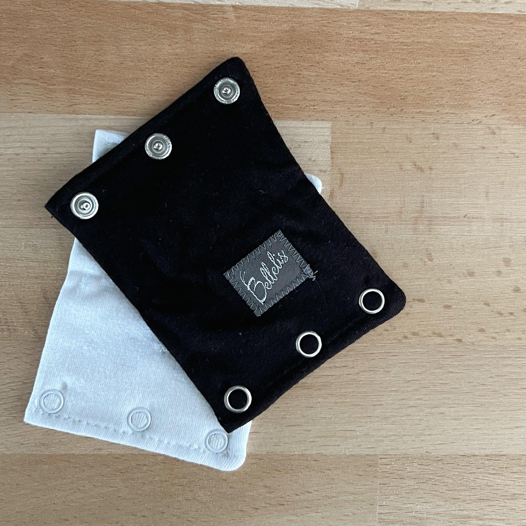 2 x Snap & Extend® Bodysuit Extender(assorted button size)BLACK + WHITE –  Hip Dysplasia Clothing Australia